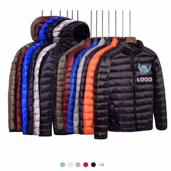 Piumini e cappotti invernali da uomo in cotone imbottito personalizzati all'ingrosso