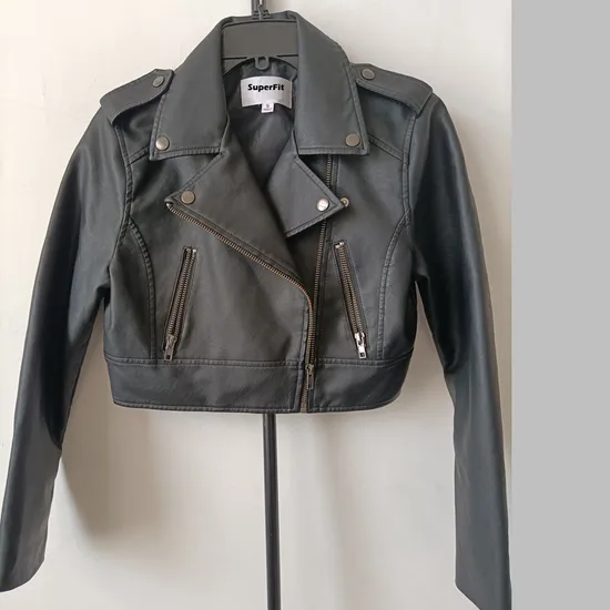 Fornitore di pelle Blazer Giacche Bomber invernale per capispalla da motociclista in finta pelle scamosciata
